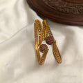 Ruby bud bangle