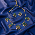 Flower charms with white pearl hanging