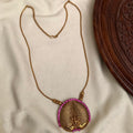 Antique finish lakshmi pendant