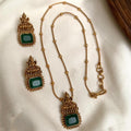 Lakshmi pendant chain set