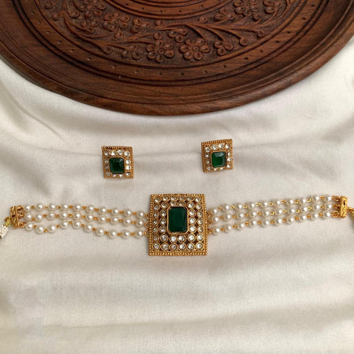 3 layer pearl chocker
