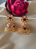 Palakka gold plated jhumka (heavy)