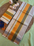 Tissue stripe Set Mundu