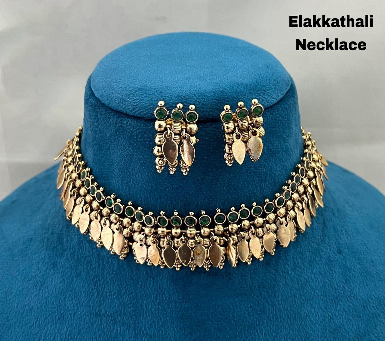 Elakathali chocker (green)
