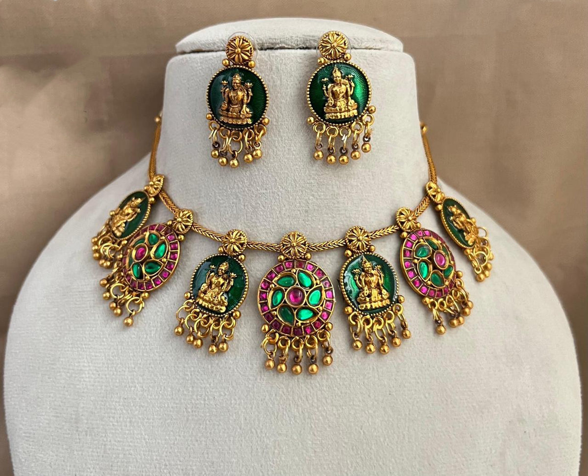 Traditional charms necklace