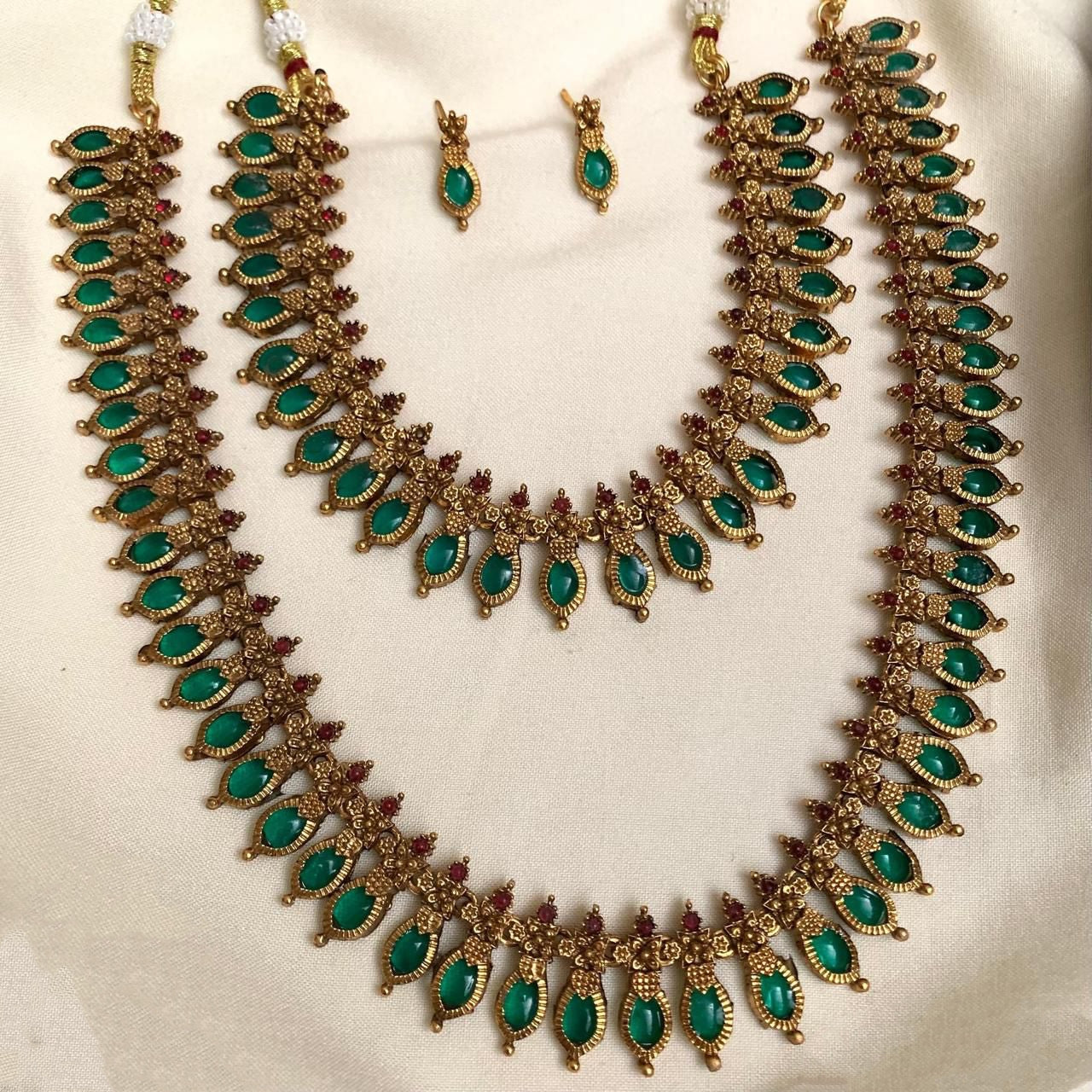 Palakka bridal combo set