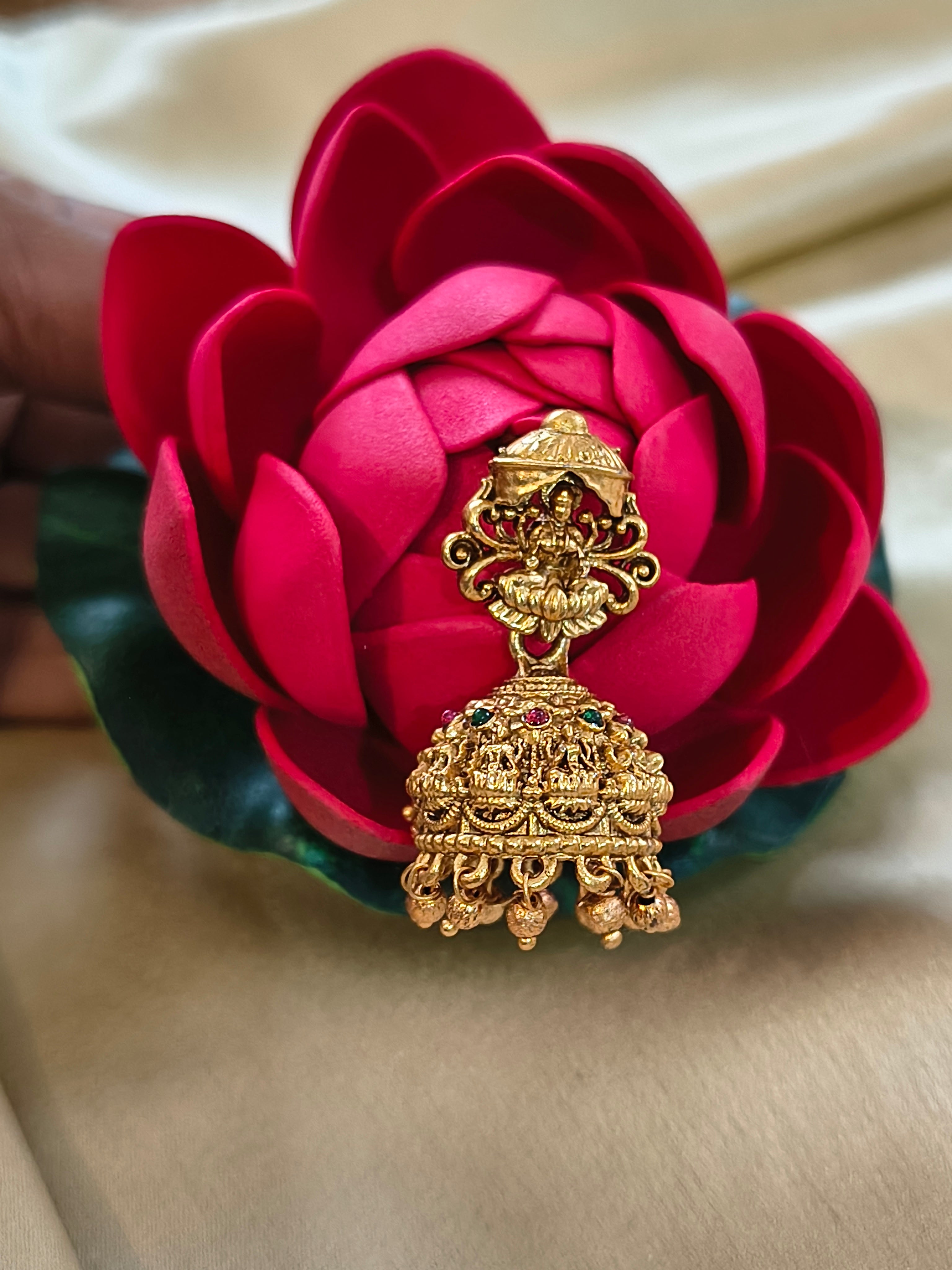 Temple pendant heavy long haram