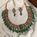 Aira designer mint green necklace