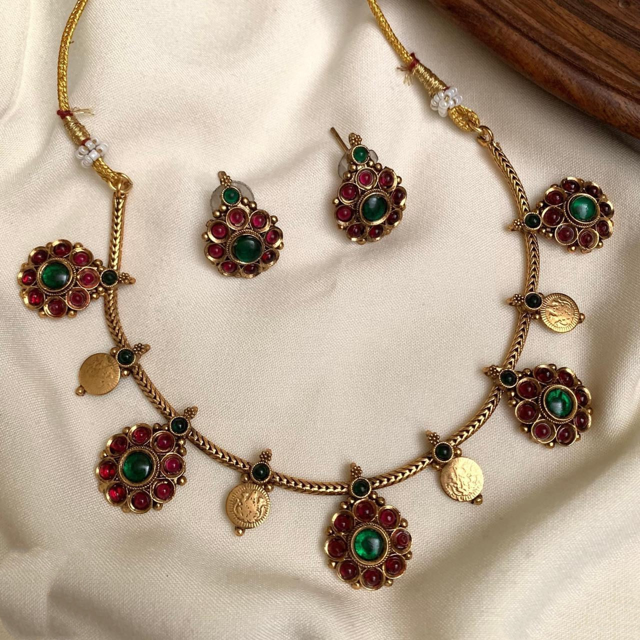 Kemp small coin necklace